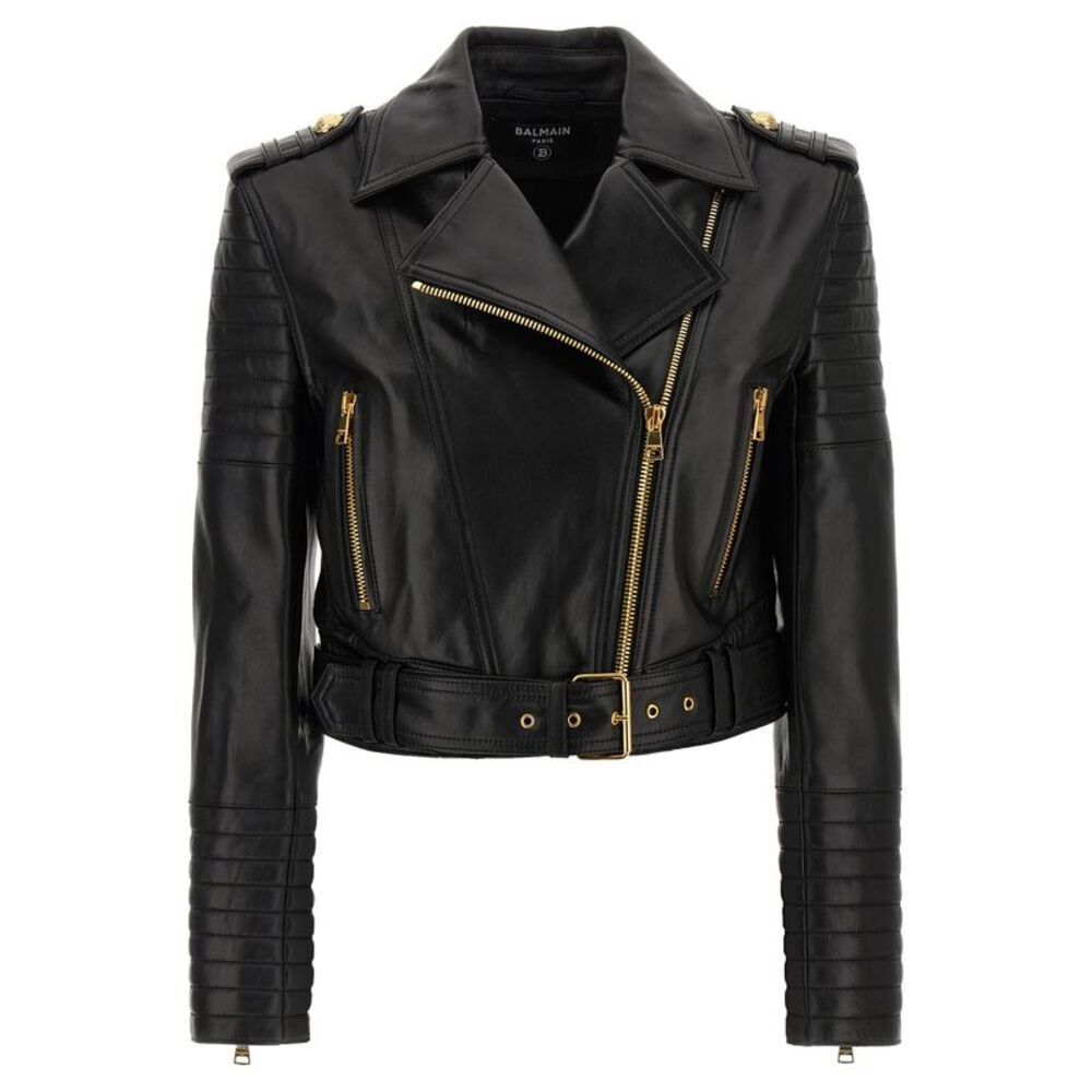 Balmain Women's Leather Jacket